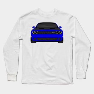 DODGE HELLCAT FRONT DARK-BLUE Long Sleeve T-Shirt